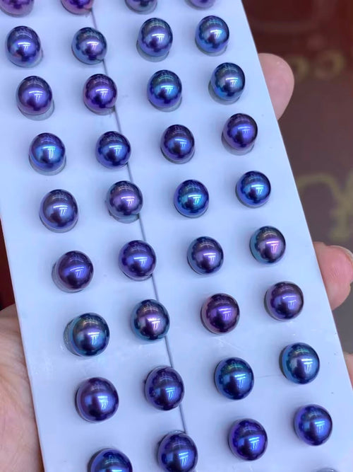 (not oyster)Loose Blue Rose pearls
