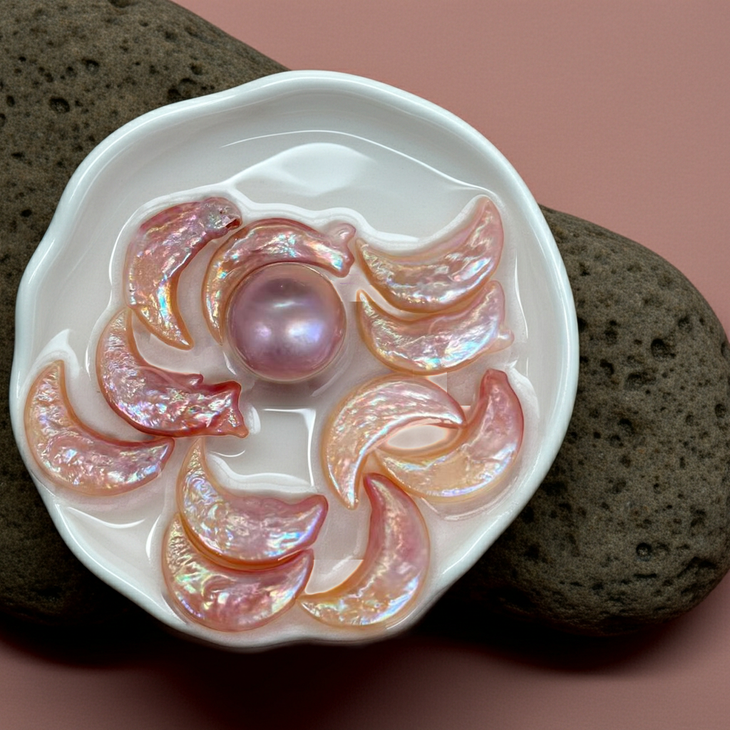 Midnight Moon Pearls — Captured Moonlight, Safely Hidden in a Shell